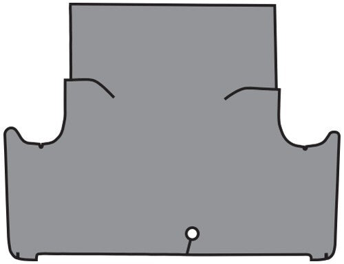 1961-1963 Ford Falcon 2DR Vinyl Replacement Trunk Mat - 1-Piece - product details image 2