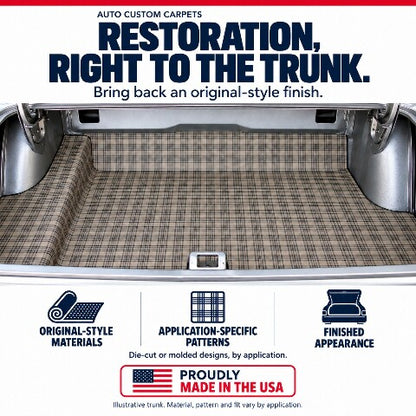 1959 Edsel Ranger 2DR Hardtop/Sedan Vinyl Replacement Trunk Mat - 1-Piece - product details image 2