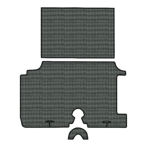 1959 Chevy Impala Vinyl Replacement Trunk Mat - 3-Piece - product image