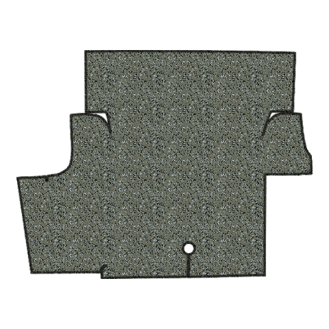 1969-1970 Ford Mustang Coupe Vinyl Replacement Trunk Mat - 1-Piece - product image