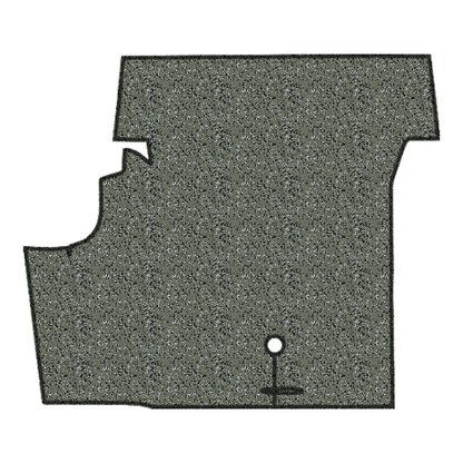 1969-1970 Ford Mustang Fastback Vinyl Replacement Trunk Mat - 1-Piece - product image