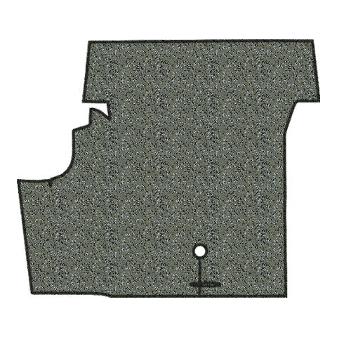 1969-1970 Ford Mustang Fastback Vinyl Replacement Trunk Mat - 1-Piece - product image