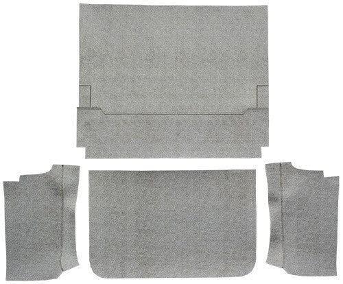 1965-1966 Ford Galaxie Fleece Replacement Trunk Mat - 4-Piece - product image
