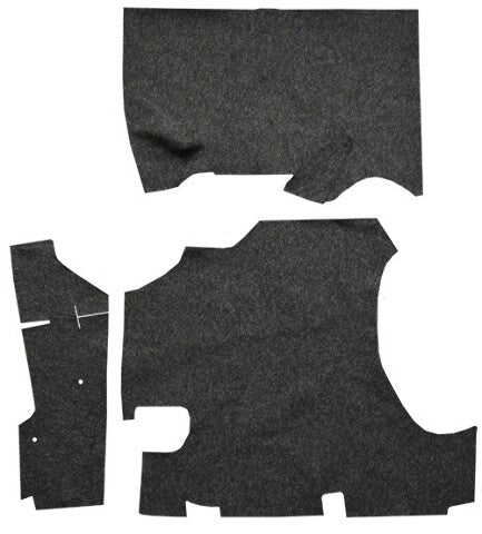 1958 Pontiac Star Chief Felt Replacement Trunk Mat - 3-Piece - product image