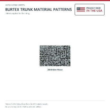 1957 Pontiac Bonneville Burtex Replacement Trunk Mat - 2-Piece - product details image 3