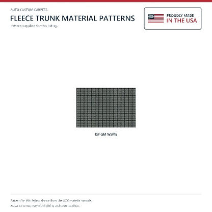 1966-1967 Mercury Comet Fleece Replacement Trunk Mat - 4-Piece - product details image 4