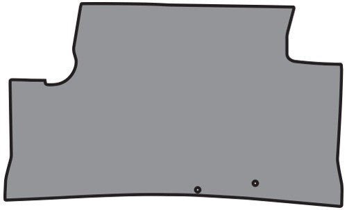 1964 Pontiac Catalina Fleece Replacement Trunk Mat - 1-Piece - product details image 2
