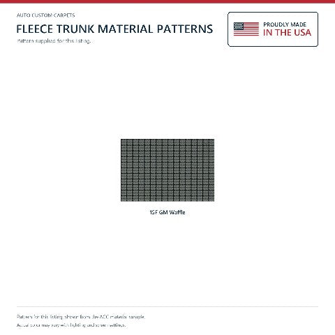1964 Pontiac Catalina Fleece Replacement Trunk Mat - 1-Piece - product details image 4