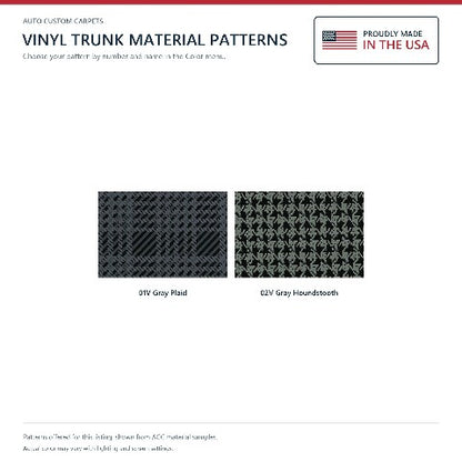 1966-1967 Dodge Charger Vinyl Replacement Trunk Mat - 1-Piece - product details image 4