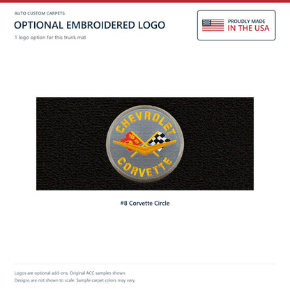 1961-1962 Chevy Corvette Tuxedo Replacement Trunk Mat - 1-Piece - product details image 11