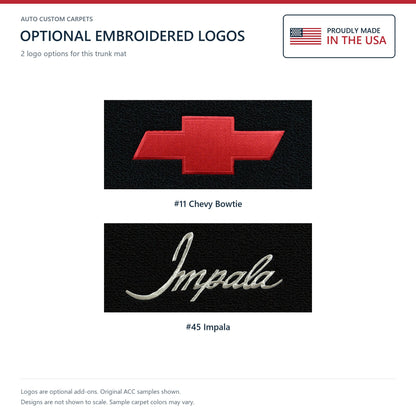 1961 Chevy Impala Loop Replacement Trunk Mat 2DR Hardtop/Coupe in Carpet with Pad - 3-Piece - product details image 13