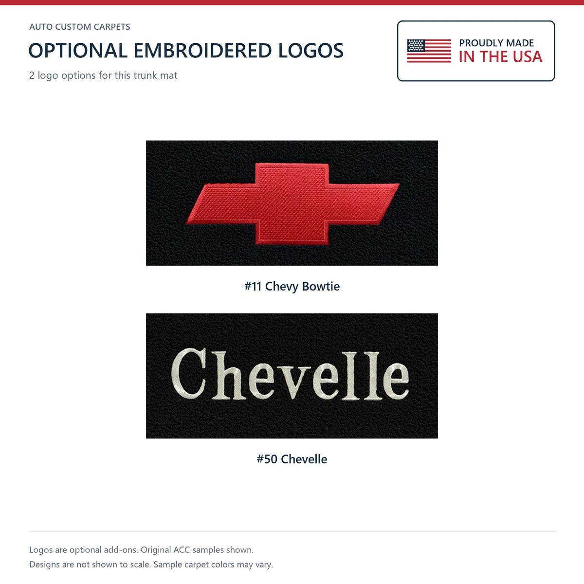 1970-1972 Chevy Chevelle Loop Replacement Trunk Mat in Carpet with Pad - 1-Piece - product details image 11