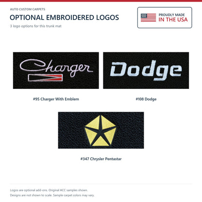 1966-1967 Dodge Charger Loop Replacement Trunk Mat - 1-Piece - product details image 13