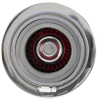 K&N 3" to 4" Round Tapered Universal Air Intake Cone Filter Chrome Truck/Car/SUV