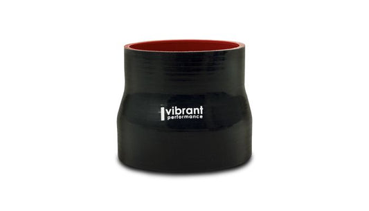 Vibrant Performance 2776 Reducer Coupler, 3.50" I.D. x 4.00" I.D. x 3.00" long - Black