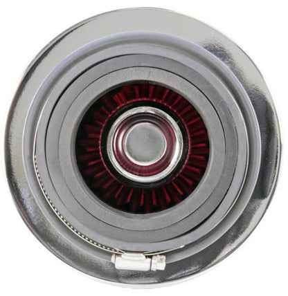 K&N 3" to 4" Round Tapered Universal Air Intake Cone Filter Chrome Truck/Car/SUV