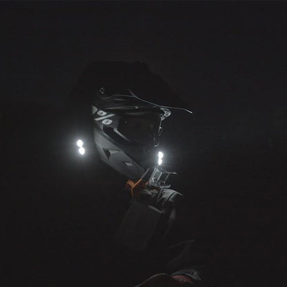 Oxbow Gear Voyager Dirt Bike Helmet Light Kit with Rechargeable Battery