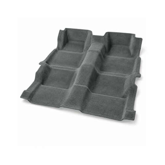 Representative illustration of 2007-2013 Toyota Tundra Reg Cab 2 & 4WD Cutpile Molded Carpet - 1 ...