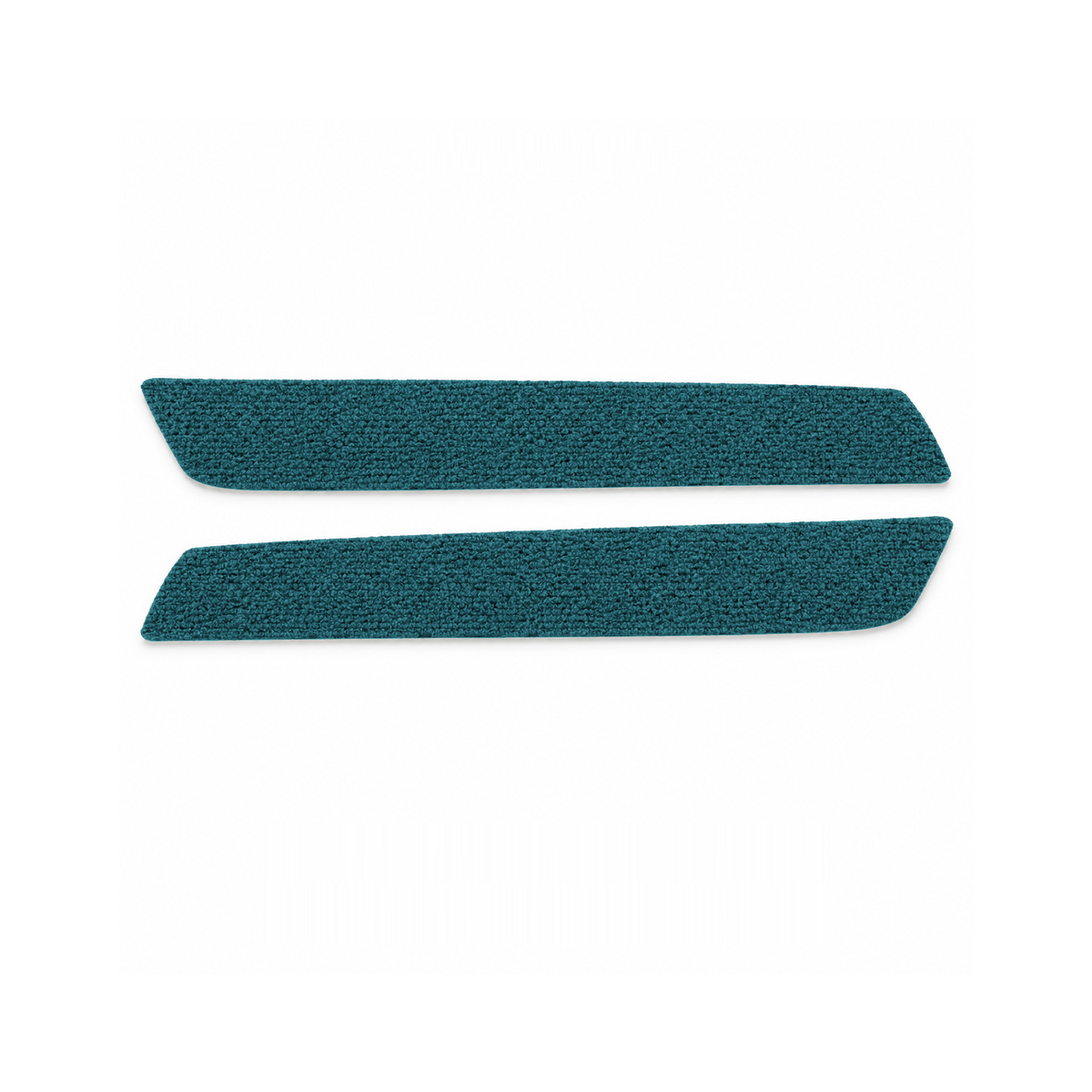 Representative illustration of 1969-1972 Pontiac Grand Prix Door Panel Inserts Loop Carpet - 2 Piece in 17 Bright Blue. Actual product may vary.