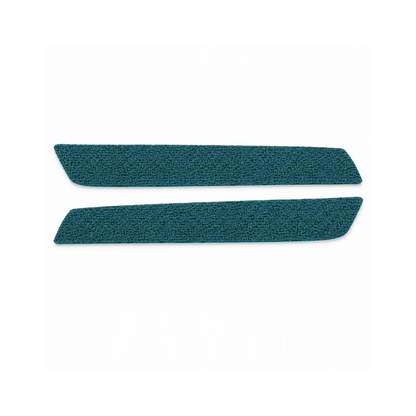 Representative illustration of 1969-1972 Pontiac Grand Prix Door Panel Inserts Loop Carpet - 2 Piece in 17 Bright Blue. Actual product may vary.