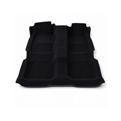 Representative illustration of 1961-1965 International Scout 80 2WD Auto/Manual Column Shift 6 Cylinder Complete Loop Molded Carpet - 2 Piece in 01 Black. Actual product may vary.