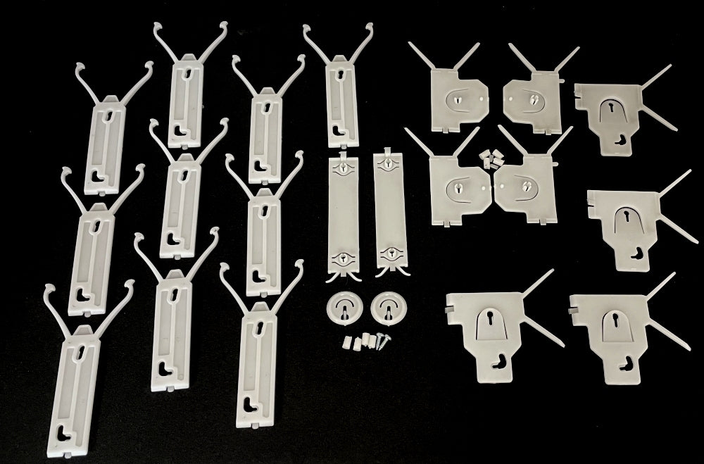 1981-88 Cutlass Lower Body Chrome Molding Trim Retainer CLIPS Install SET - 22pc