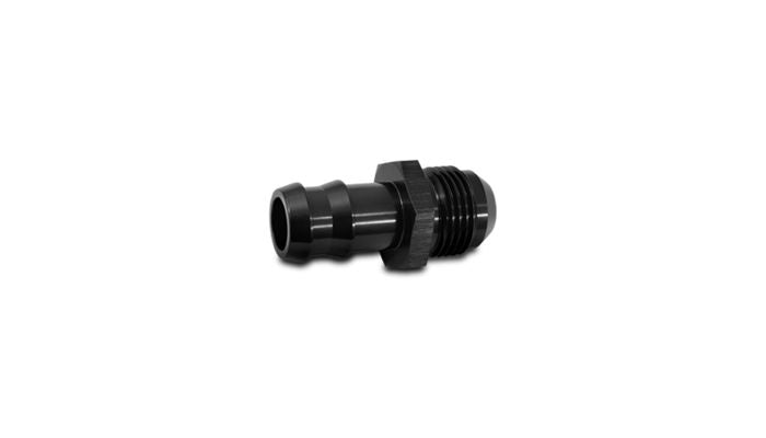 Vibrant Performance 11208 Male AN to Hose Barb Straight Adapter Fitting; Size: -8AN Hose Size: 1/2"
