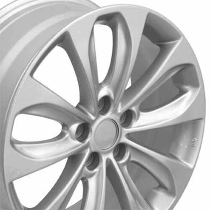 18" Replica Wheel HY02 Fits Hyundai Wheel Rim 18x7.5 Silver Wheel