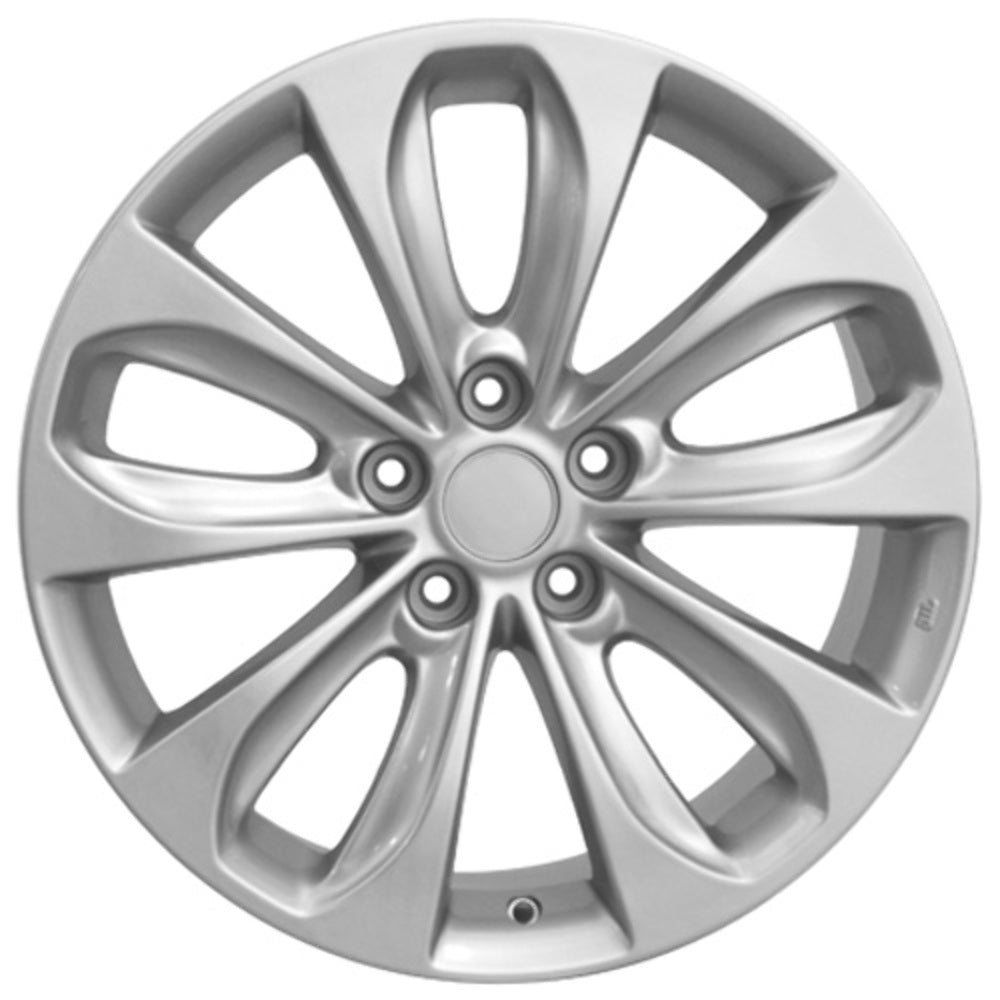 18" Replica Wheel HY02 Fits Hyundai Wheel Rim 18x7.5 Silver Wheel