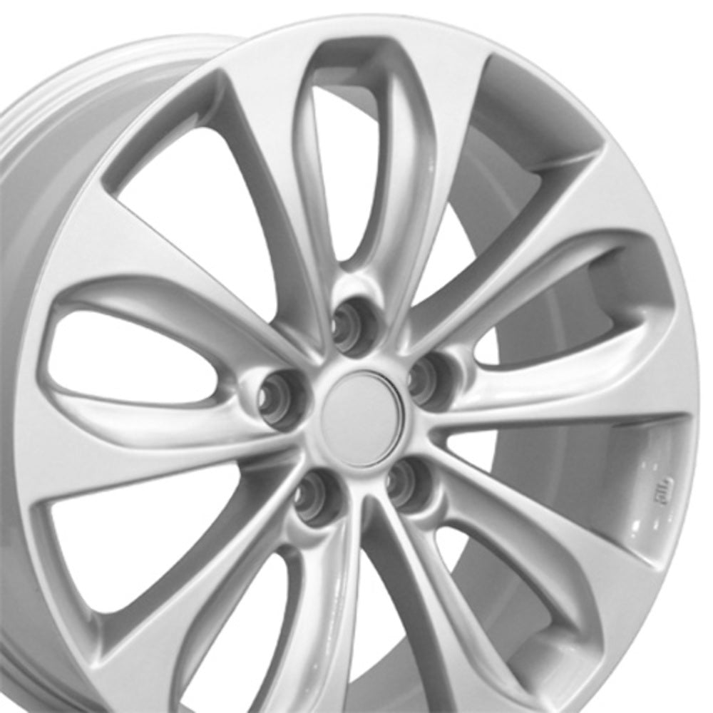 18" Replica Wheel HY02 Fits Hyundai Wheel Rim 18x7.5 Silver Wheel