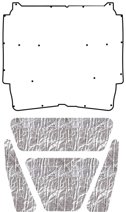 1965-1966 AMC Ambassador Hood Liner & Insulation Kit by QuietRide