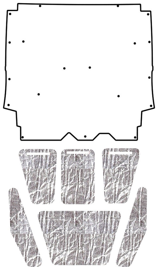 1966-1968 AMC Rambler American Convertible, Coupe, Sedan, Station Wagon Hood Liner & Insulation Kit by QuietRide