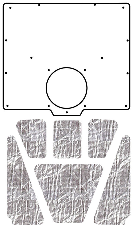 1966-1970 AMC Rebel Coupe Hood Liner & Insulation Kit by QuietRide