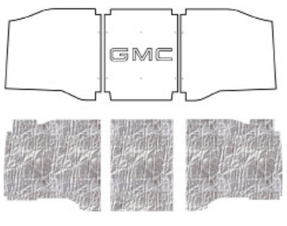 1962-1966 Chevrolet C10 Truck AcoustiHOOD Under Hood Liner Cover with Chevrolet and Bowtie Logo