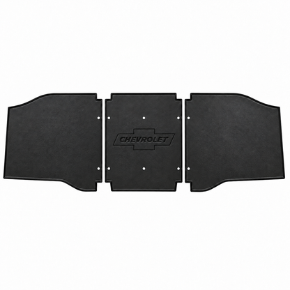 1962-1966 Chevrolet C10, C20, C30 and K10 Truck, Chev Bowtie Logo Hood Liner & Insulation Kit by QuietRide