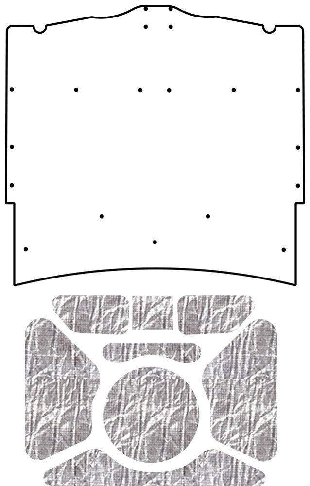 1965-66 Chevrolet AcoustiHood Under-Hood Insulation and Sound Barrier Kit