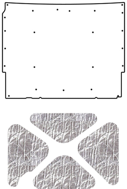 1967 Chevrolet AcoustiHood Under-Hood Insulation and Sound Barrier Kit