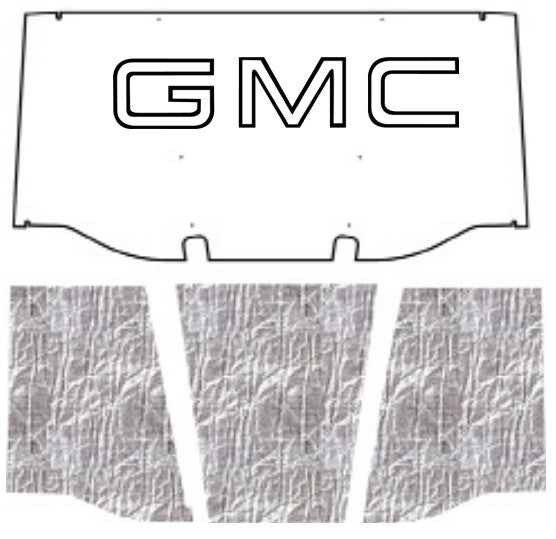 1969-1972 Chevrolet C10 Truck AcoustiHOOD Under Hood Liner Cover with Chevrolet and Bowtie Logo