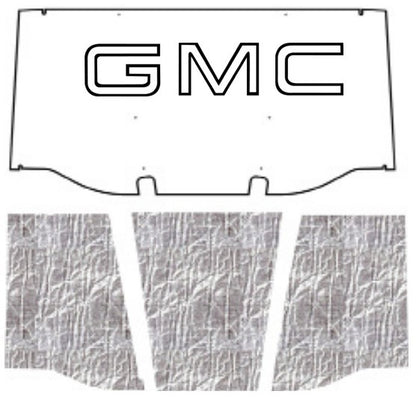 1969-1972 Chevrolet C10 Truck AcoustiHOOD Under Hood Liner Cover with Chevrolet and Bowtie Logo