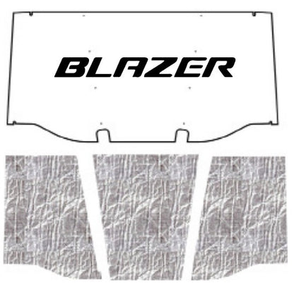 1969-1972 Chevrolet C10 Truck AcoustiHOOD Under Hood Liner Cover with Chevrolet and Bowtie Logo