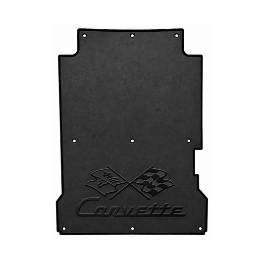 1958-1962 C1 Chevrolet Corvette Coupe, Convertible, Corvette Logo Hood Liner & Insulation Kit by QuietRide
