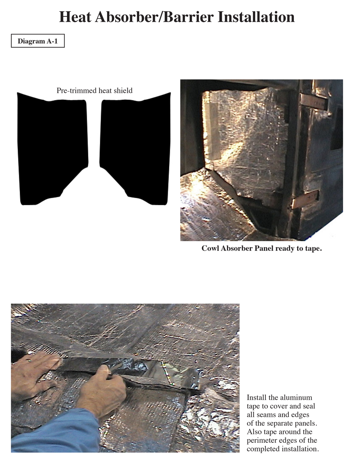 Supplier installation reference for FORD 4047-TCK: cowl insulation patterns and placement. Original supplier diagrams and photos; follow the complete instruction sheet.