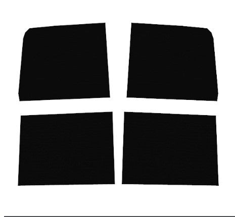 1973-1979 Ford F-100, F-150, F-250 and F-350 Extended Cab Truck Extended Cab Roof Insulation & Sound Deadener Kit by QuietRide