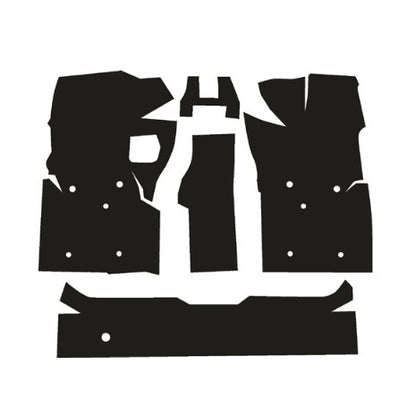 1996-2004 Ford F-250 and F-350 Regular Cab Truck Floor Insulation & Sound Deadener Kit by QuietRide