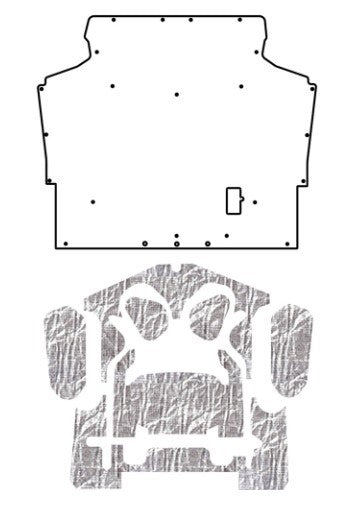 1975-1981 Camaro F-Body AcoustiHood Under-Hood Insulation & Sound Barrier Kit