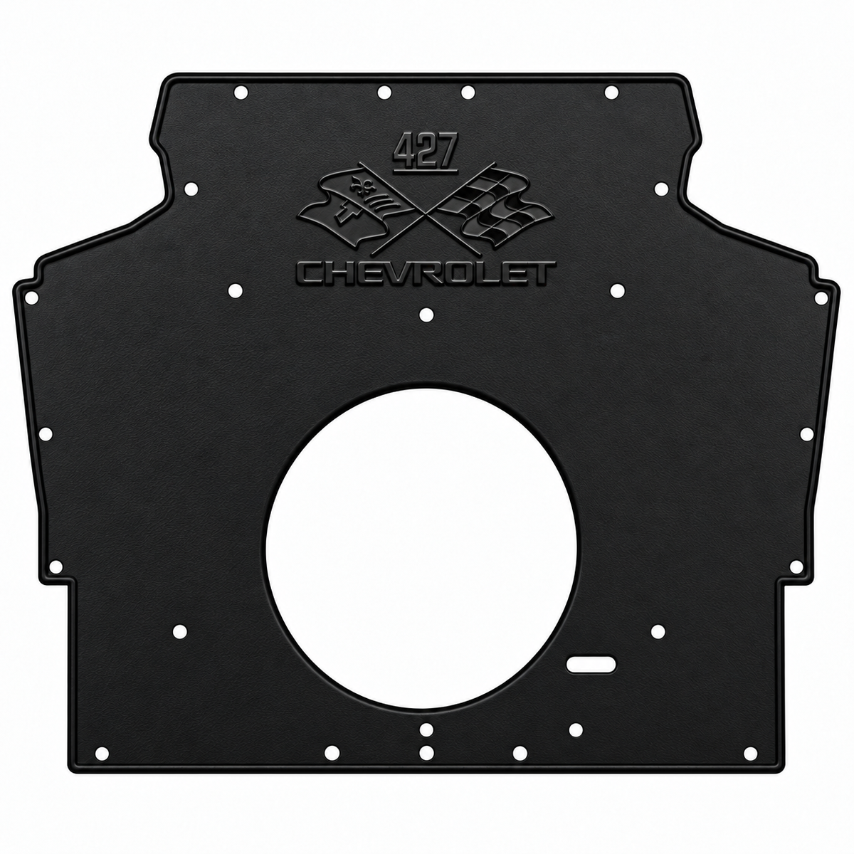 Induction Hoods for 1975-1981 Chevrolet Camaro Coupe, Convertible, Chevrolet 427 Engine Logo Hood Liner & Insulation Kit by QuietRide