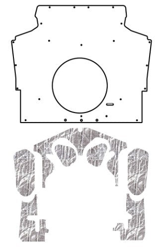 1975-1981 Camaro F-Body AcoustiHood Induction Hood Cover Kit