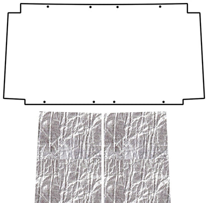 1953-1968 Jeep CJ SUV Hood Liner & Insulation Kit by QuietRide