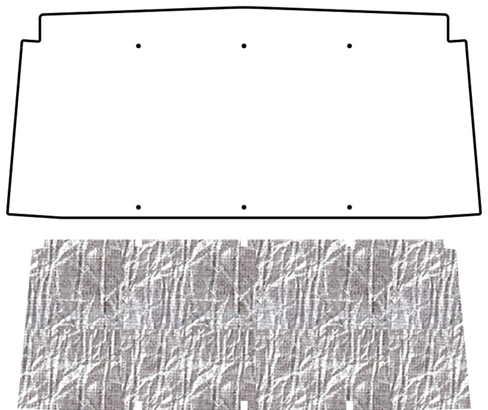 1966-1973 Jeep Jeepster SUV Hood Liner & Insulation Kit by QuietRide