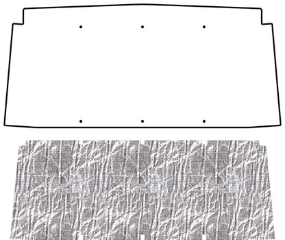 1966-1973 Jeep Jeepster SUV Hood Liner & Insulation Kit by QuietRide